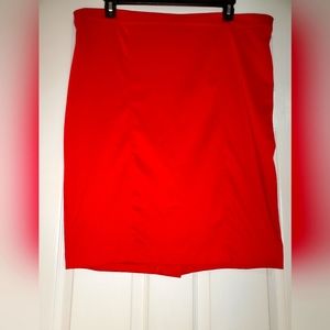 Red skirt